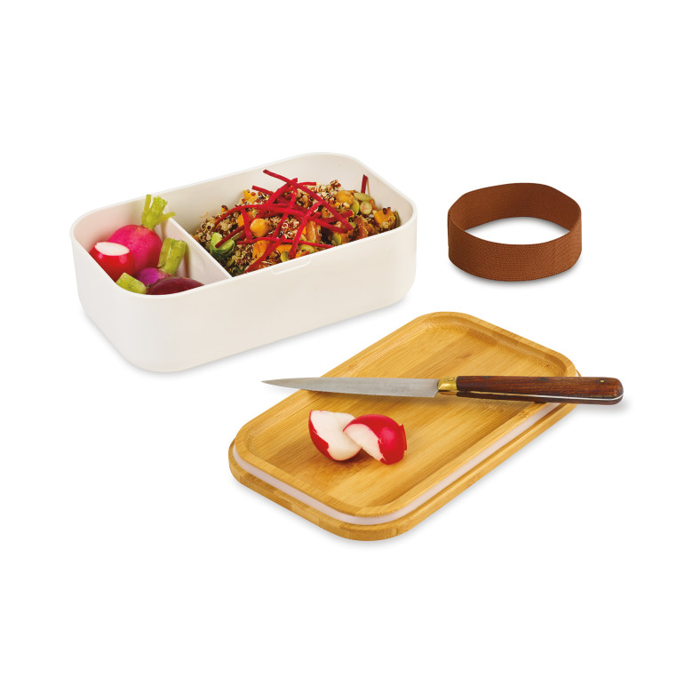 Glass Bento 'Iwaki' with bamboo lid - Bento - lunchboxes - Outside