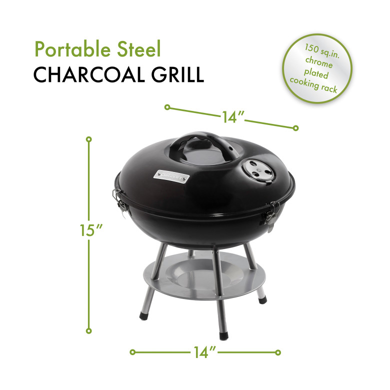 Cuisinart 14 charcoal grill best sale