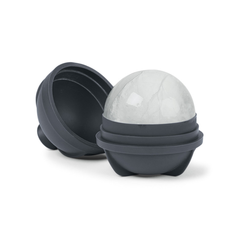 W&P Peak Sphere Ice Mold: Charcoal - Perch