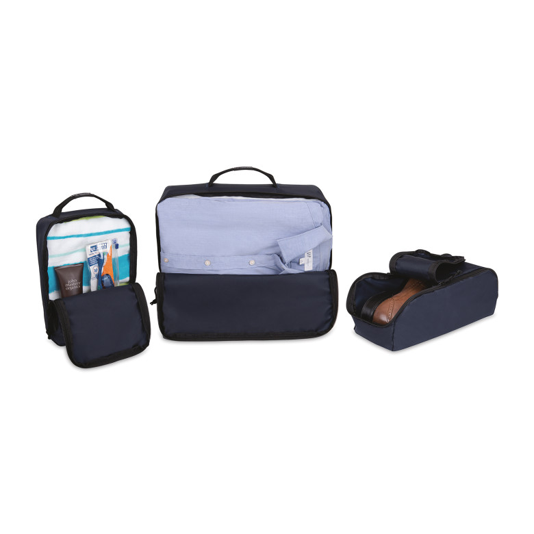 Mobile office hybrid zippered pouch