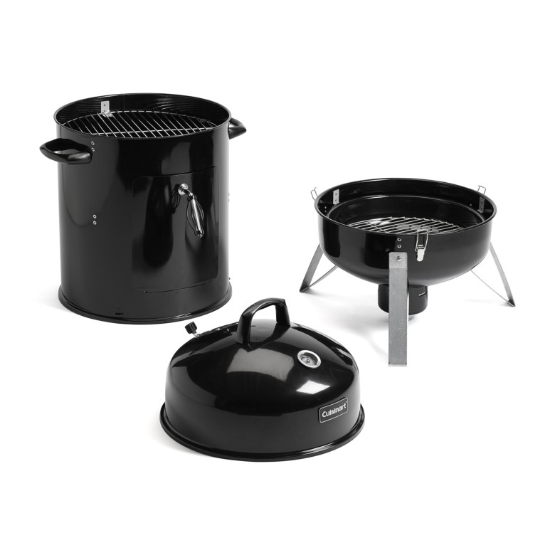 Cuisinart Outdoors Vertical 16” Charcoal Smoker - Thumbnail 2