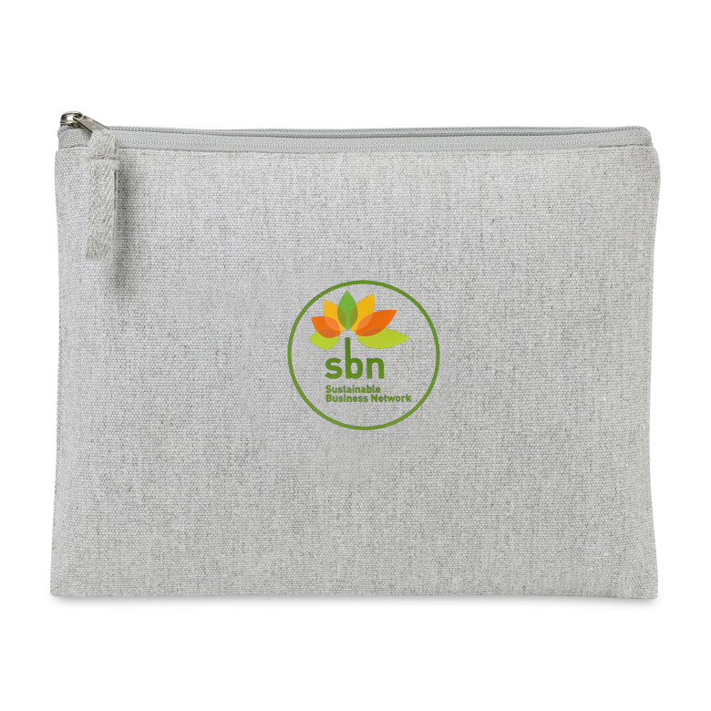 AWARE Recycled Cotton Zippered Pouch