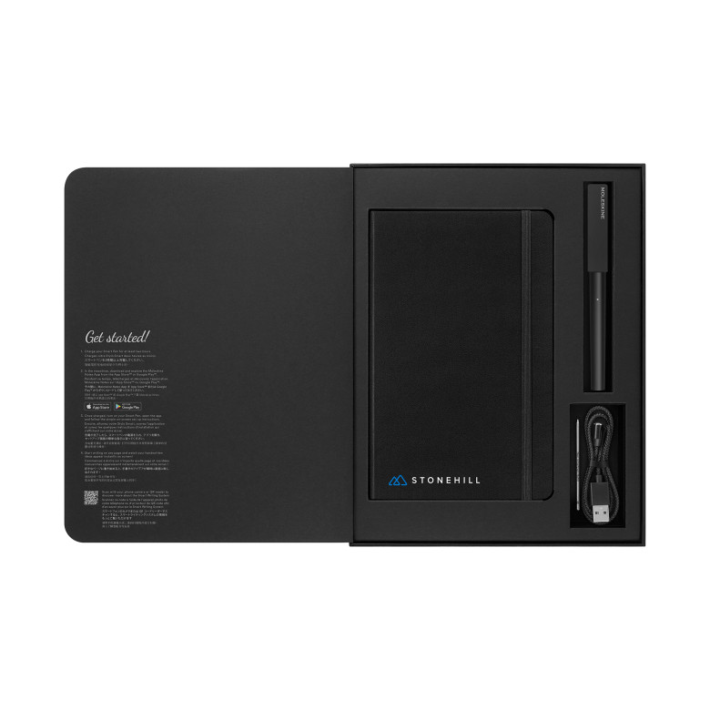 Moleskine Smart Writing Paper Tablet Black Ruled – Cult Pens