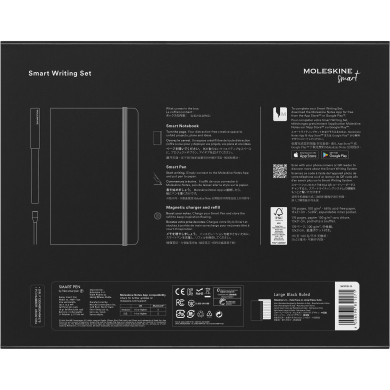 Moleskine® Smart Writing Set - Ruled Large