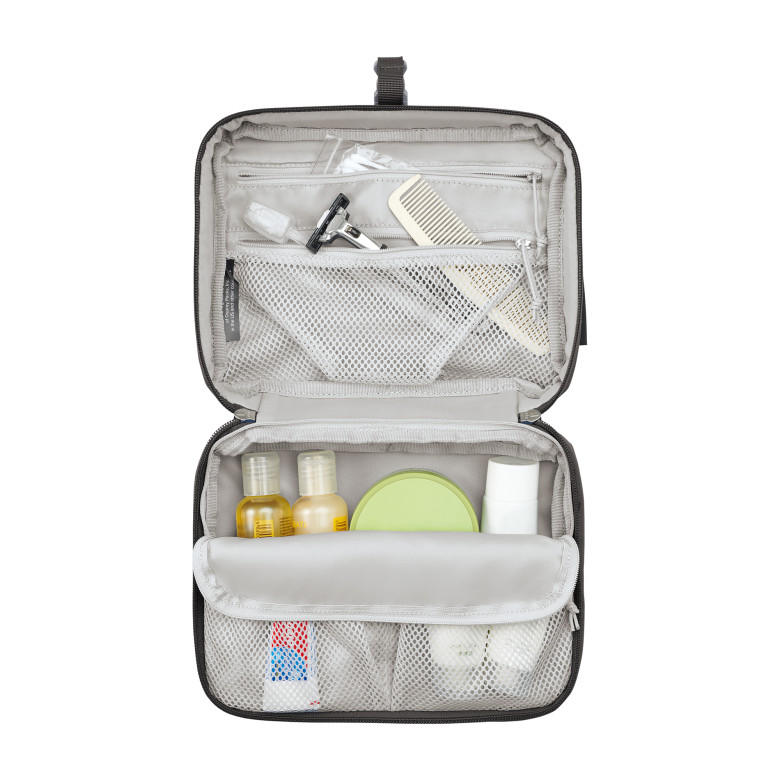 davidsbeenhere hanging travel toiletry cosmetics bag kit Osprey Daylite Smart Design Away Hanging Toiletry Bag in