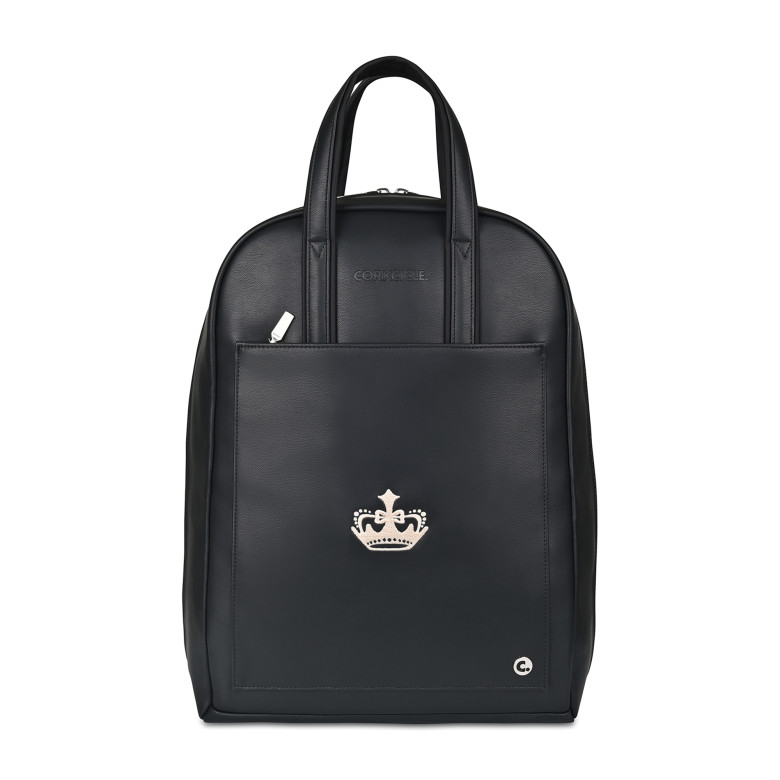 colin leather crunch backpack Serapian In Evoluzione Leather, Man it includes a front zipper pocket Colins Keirs Large Black Leather